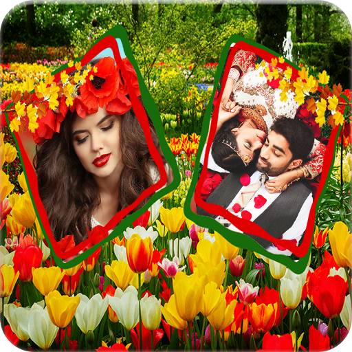 Flowers Dual Photo Frames icon