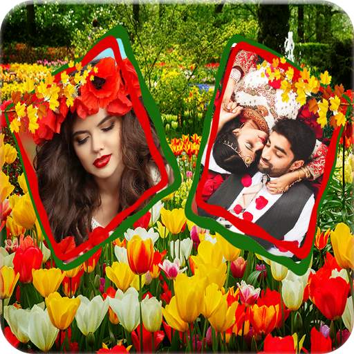Flowers Dual Photo Frames 2.1