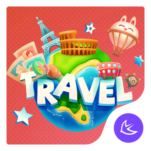 Green Cute Cartoon theme &amp; HD wallpapers icon