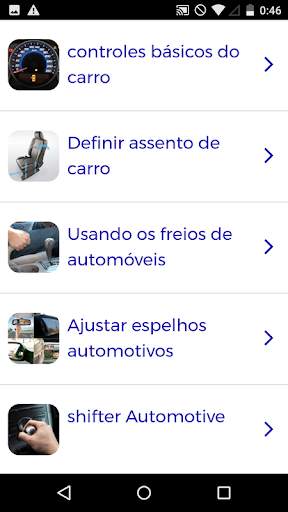 Curso de condução carro screenshot 1