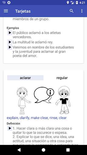 Verbos Español screenshot 2