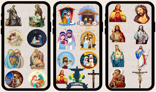 Merry Christmas Stickers Festi screenshot 2