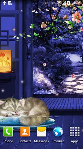 Sleeping Cat Live Wallpaper screenshot 2