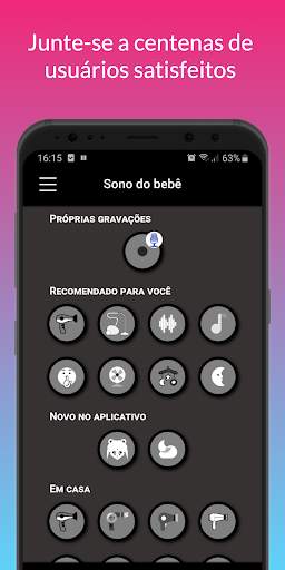 Sons para o sono do bebê - ruído branco screenshot 1