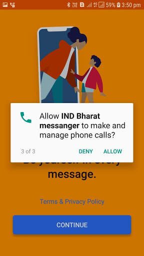 IND Bharat messenger - free chat and video calls screenshot 8