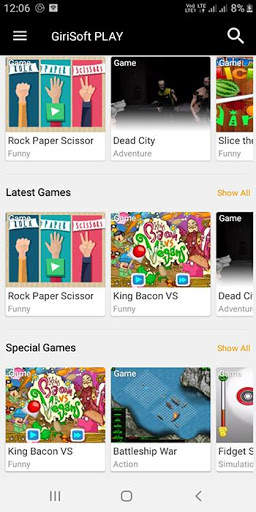 GiriSoft PLAY - Your Online Game Store. screenshot 2