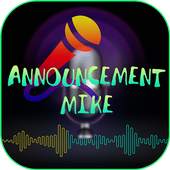 Live Announcement Mic 1.0