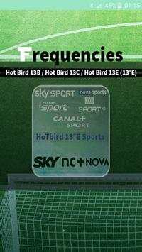 Hot bird 13°E Sports CH Freq. screenshot 1