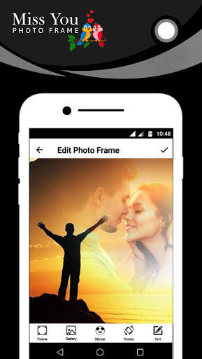 Miss You Photo Frame New screenshot 3