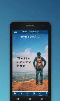 Text Art Overlay Cool Font Effect screenshot 1