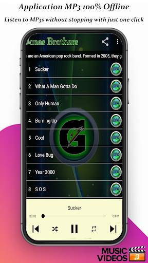 JONAS BROTHERS - Offline MP3 & Video Album screenshot 3