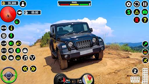 Offroad Jeep Driving Game 2023 screenshot 2