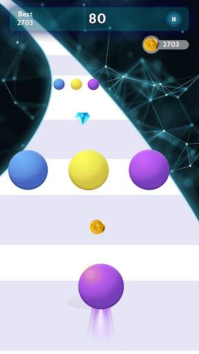 Color Rolling Ball - 3D Ball Race Game screenshot 7