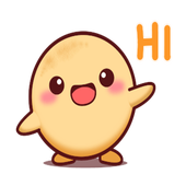 Bubu si Tahu Bulat - Sticker Makanan Lucu icon