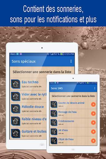 sonneries eau, sons de eau gratuite screenshot 9