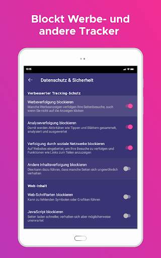 Firefox Klar Browser screenshot 10