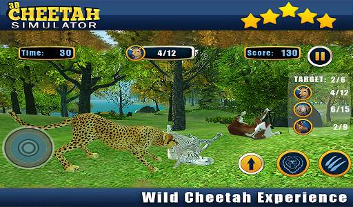 Angry Cheetah Wild Attack Sim screenshot 8