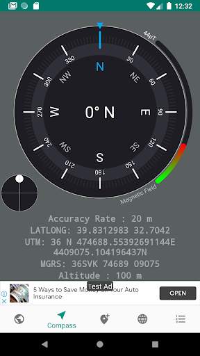 UTM MGRS Finder screenshot 2