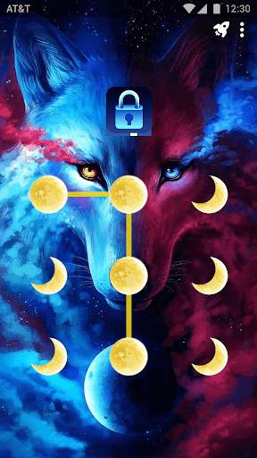 Werewolf Moon - App Lock Master Theme screenshot 1