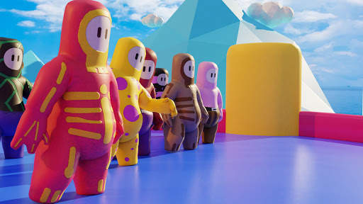 Among Guys: fall racing games. Epic race fun games screenshot 4
