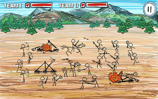 Stickman Royale Battle Simulator screenshot 1