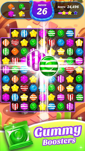 Gummy Candy Blast-Fun Match 3 screenshot 7
