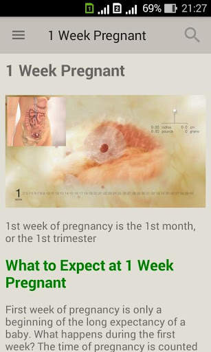 Pregnancy week by week. Expecting baby. Diary screenshot 3