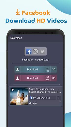 Social Downloader Plus screenshot 1