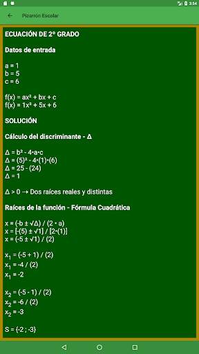 Fórmulas Matemáticas screenshot 18