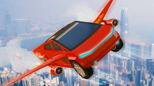 Real Flying Cyber Truck Electric Car 3D Simulator स्क्रीनशॉट 3