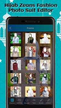 Hijab Zeans Fashion Photo Suit Editor screenshot 2