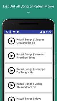Kabali Movie Hit Song 2016 screenshot 3