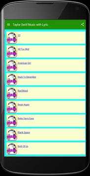 Taylor Swift Music with Lyrics screenshot 1