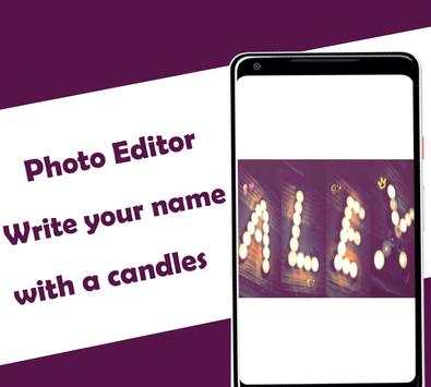 Write your name with a candles screenshot 4