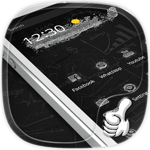Black Board Graffiti Theme icon