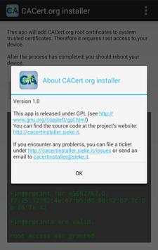CACert.org installer [root] screenshot 1