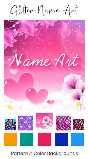 Glitter Name Art screenshot 2