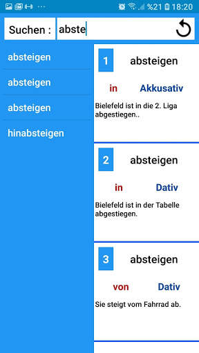 Verben mit Präpositionen screenshot 7