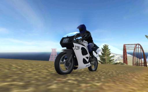 Police Moto Racing: Up Hill 3D screenshot 4