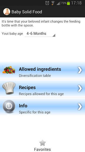 Baby solid food screenshot 1