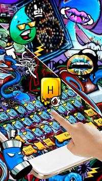Graffiti Wall Keyboard Theme screenshot 2