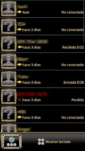 THEME GOLD DIAMONDS F EXDIALER screenshot 4