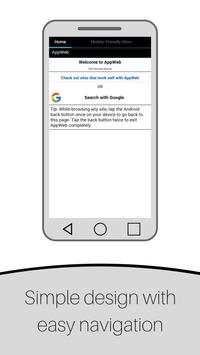 AppWeb - Full Screen Browser screenshot 2