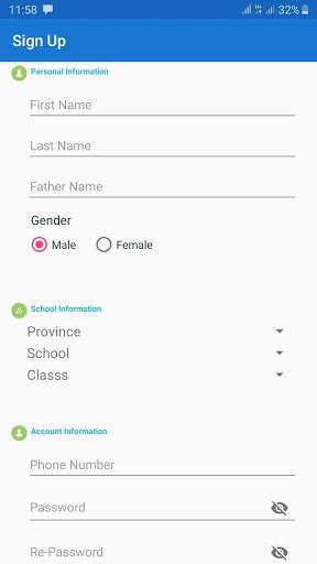 کیانا مکتب screenshot 2