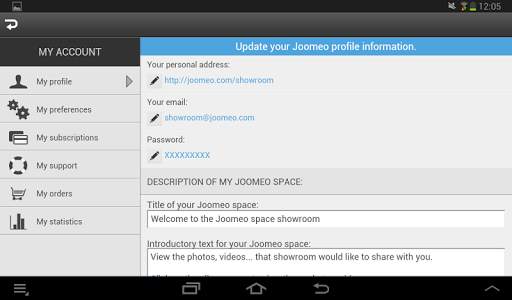 Joomeo - photos sharing screenshot 15
