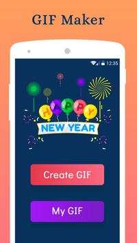 Edit Name on GIF Of New Year 2019 screenshot 1