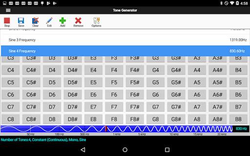 ToneGen Pro Edition screenshot 2