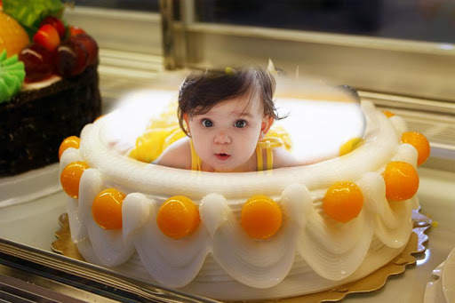 Cake Photo Frame 4 تصوير الشاشة