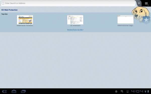 K9 Web Protection Browser screenshot 2