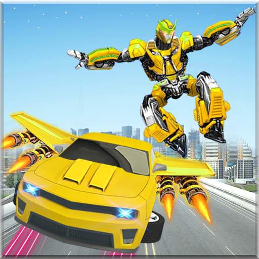 Flying Jetpack Car Robot Transform - Robot Games 1.1
